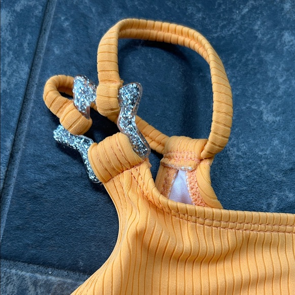 Old Navy Kids Swim Bikini in Bright Orange NWT - Picture 2 of 5